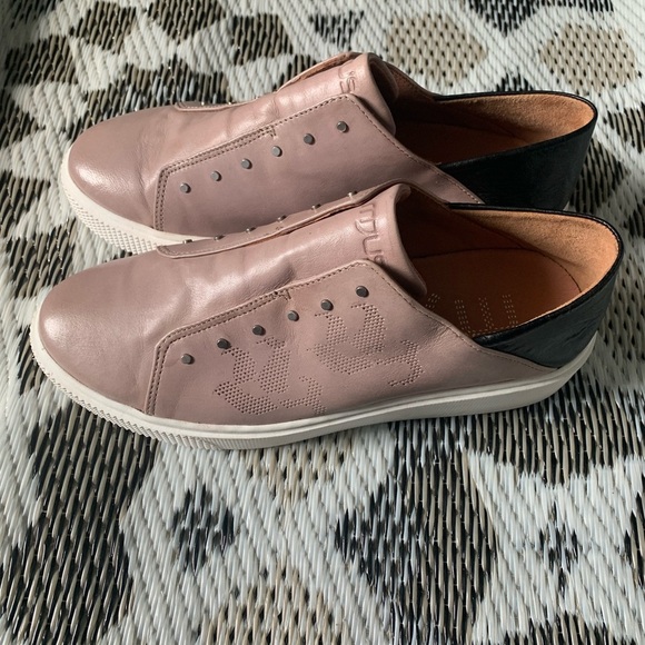 Lily Supreme Pink Slip-On Sneakers with Stud Accents - Picture 2 of 10
